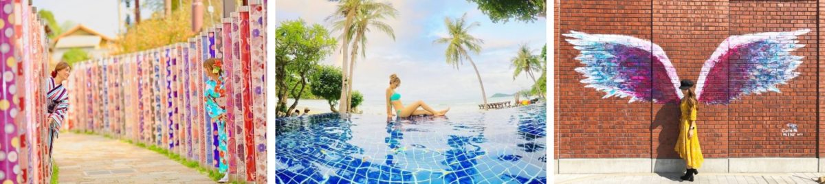 インスタ映えを訴求するインスタ撮影例