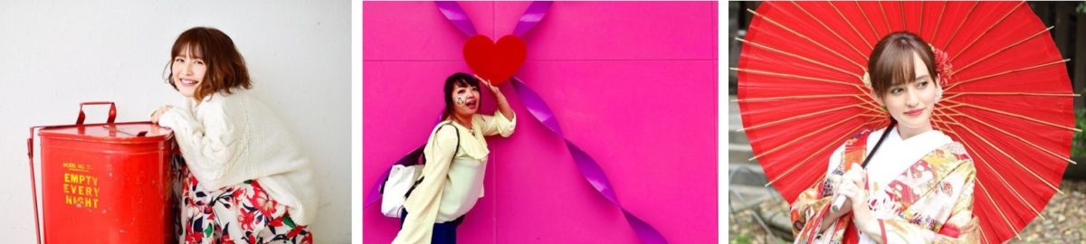 モデルを訴求するインスタ撮影例